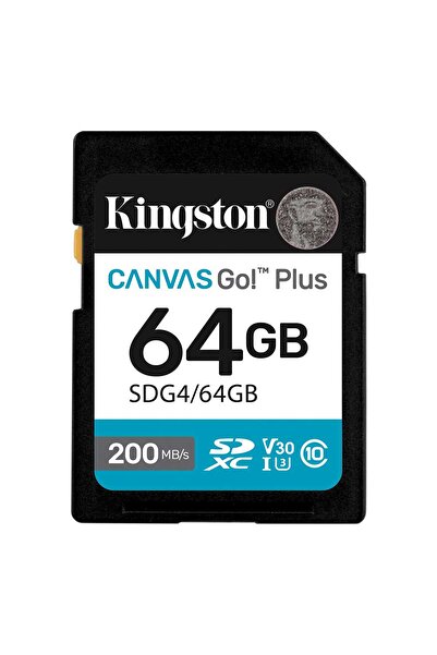 Kingston SDG4/64GB Canvas Go Plus SDXC SD Gen4