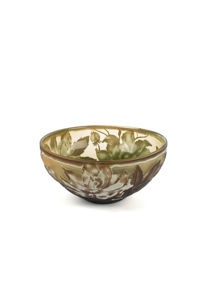 Mikasa Moor طبق فواكه أخضر مزخرف بالزهور 15x28 سم