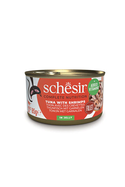 Generic Brand Hrana umeda pisici, conserva cu Ton si Creveti in jeleu, 85G