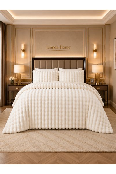 Linnda Home Premium Rabbit Fur Single Plush Quilt with Soft Texture