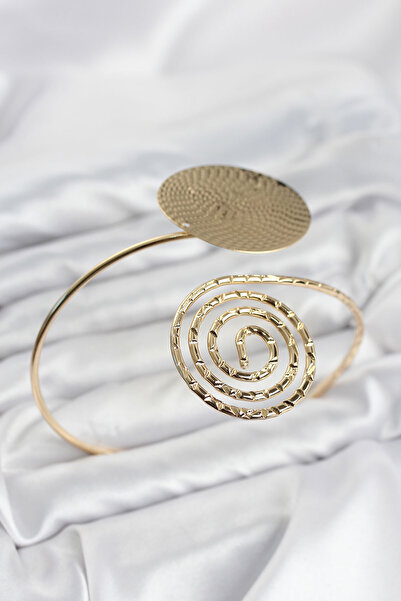 deluxe takı ve giyim Pazu Bracelet Gold Color Brass Bohemian Style Model