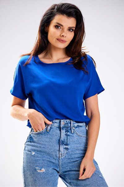 Awama Bluza Dama, Awama, Material 97% Vascoza, 3% Elastan, Stil Zilnic, Uni, ...