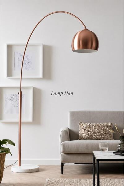 Lamp Han Curve Arch Series Deve Boyu Zemin Lambası Olta Lambader