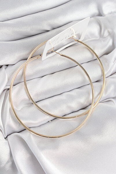 OGHAMAY Brass Ring Model Gold Color Women's Earrings