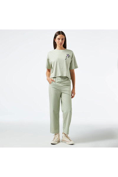 Champion Women Relaxed Fit Outdoor Wide Leg Pants, Sage Green