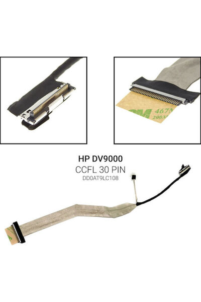 HP Καλώδιο εύκαμπτης οθόνης για φορητό υπολογιστή DV9000