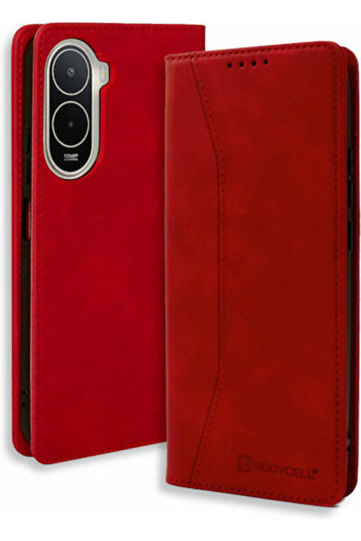 OEM Θήκη Συνθετικό Δέρμα Δερμάτινη Κόκκινη Redmi A7 Pro