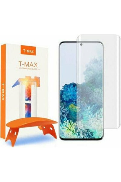 Other T-Max UV Πλήρης Κόλλα Πλήρους Κάλυψης Σκληρυμένο Γυαλί (OnePlus 7 Pro)