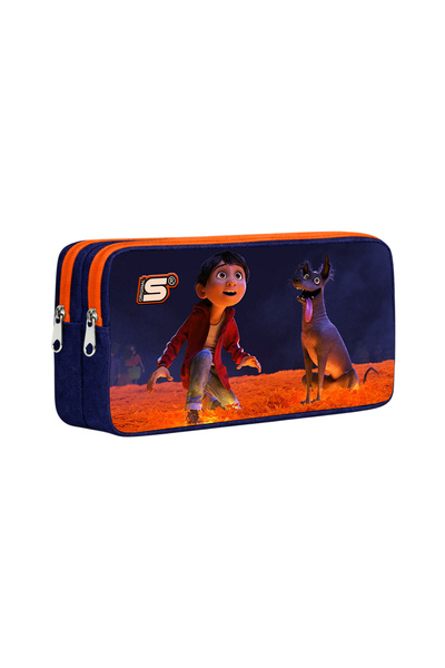 SUESS Child and Dog Animation Model Double Compartment Pen Holder