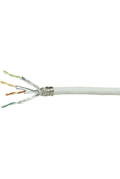 LogiLink Καλώδιο Ethernet S/FTP Cat.6 Gigabit Ατερμινούμενο 305μ Λευκό Κωδικό...