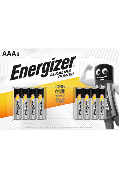 Energizer Pachet de 8 Baterii Alcaline AAA 1.5V Cod: 361659