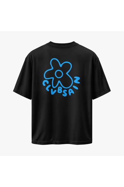 BLOOMMA - OVERSIZE SİYAH T-SHIRT
