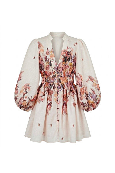 Feya Studio Feya Ivory Floral Dress