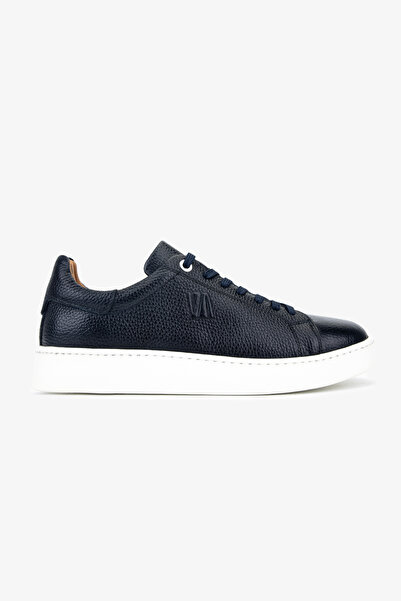 Valmenti Erkek Hakiki Deri Lacivert Sneakers & Spor Ayakkabı