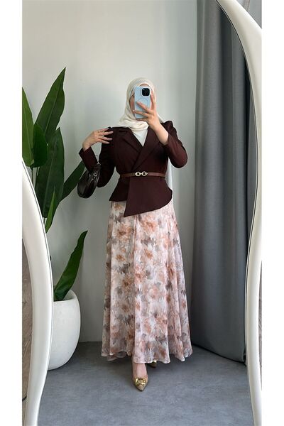 HİJAB STORE طقم تنورة بلووم