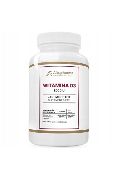ALTO PHARMA Vitamina D3 8000 UI 240 comprimate