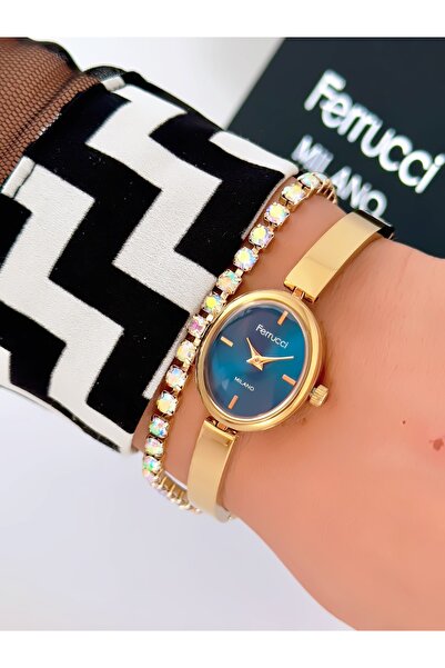 Ferrucci Steel Strap Minimal Case 2 Year Warranty 3 Atm Waterproof Women's Wr...