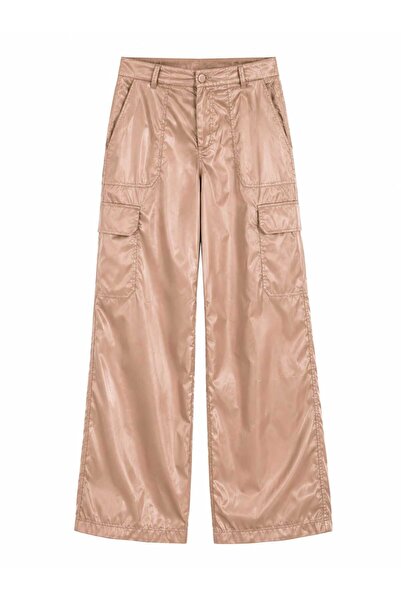 CHEVALIER FASHION Women's Wide Leg Cargo Pants – High Waist Utility Pocket Casual Trousers
