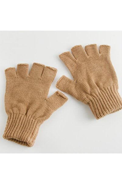 Generic Brand Drnds Cut-Off (120335) Glove with Tips-Tan