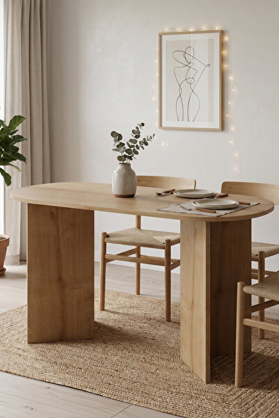 Skandi homeworks Nardo Mutfak Masası 110x50 cm Yemek Masası 4 Kişilik Masa
