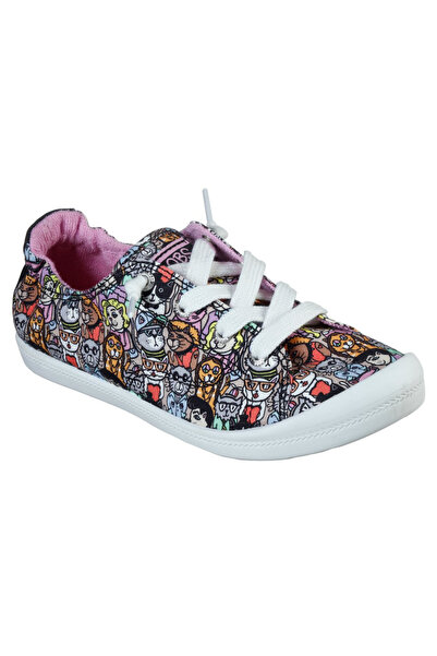SKECHERS Beach Bingo Women's Shoes 33429-Bkmt