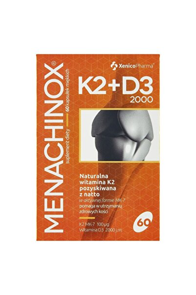 XENICO PHARMA Menachinox K2 + D3 2000 60 Capsule