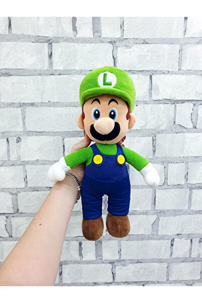 e-life shop İthal Kadifemsi Kumaş Süper Mario Luigi Peluş Oyuncak 27 Cm Uyku ...