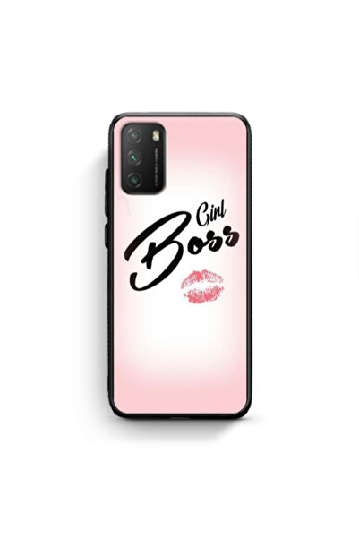 Other Xiaomi Poco M3 Girl boss kiss Black Glossy Θήκη