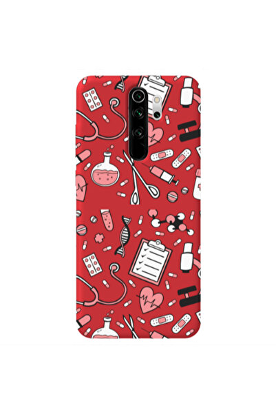 Other Xiaomi Redmi Note 8 Pro Laboratory Red Colored Silicone TPU Θήκη