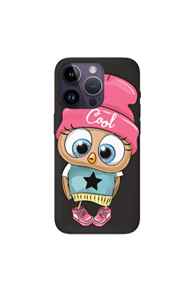 Other Apple iPhone 14 Pro Max Cool Star Black Colored Silicone TPU Θήκη