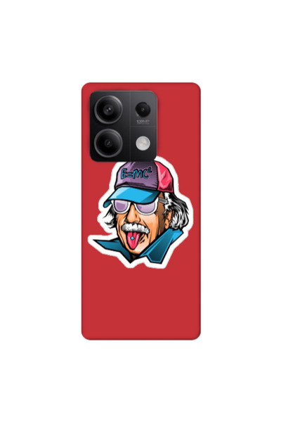 Other Xiaomi Redmi Note 13 5G Einstein Red Colored Silicone TPU Θήκη