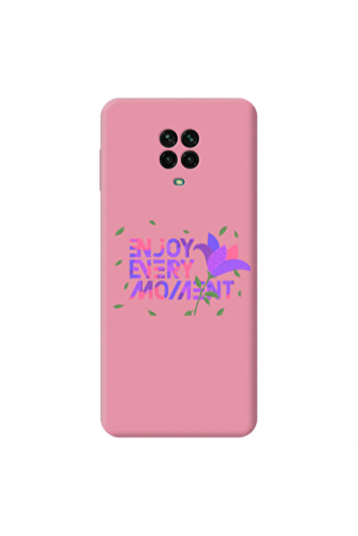 Other Xiaomi Redmi Note 9 Pro Enjoy Every Moment Pink Colored Silicone TPU Θήκη