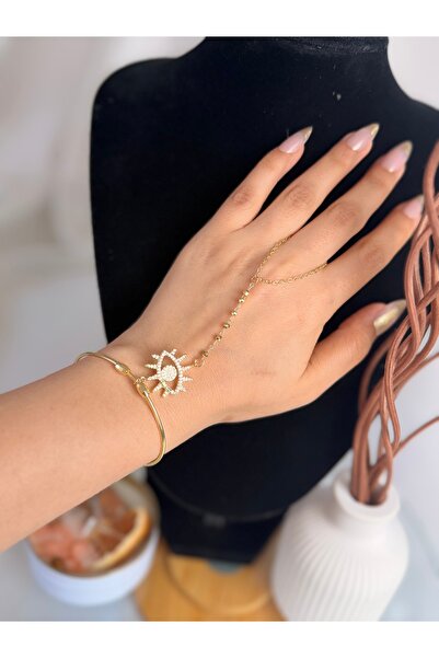 ANKA JEWELLRY خاتم نسائي من الفولاذ مرصع بحجر الزركون بتصميم عين الحصان |   ت...