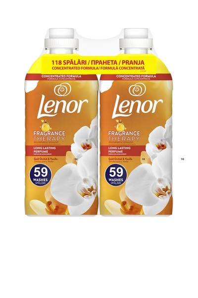 lenor 2x Gold Orchid & Vanilla laundry conditioner, 1,239l
