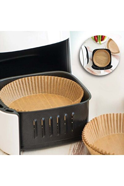 OEM Hârtie de Copt Rotundă pentru Air Fryer, Protecție Antiaderentă și Curăța...