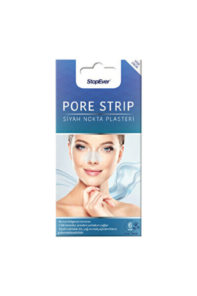 StopEver Pore Strip Siyah Nokta Plasteri 6'lı 6 Adet