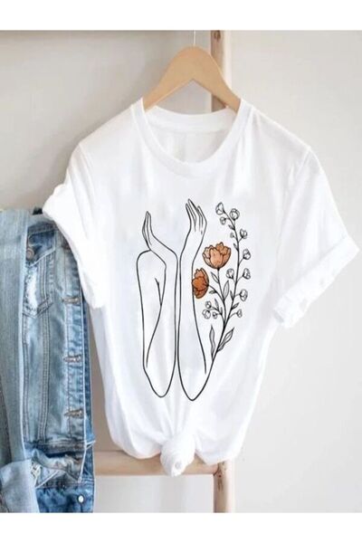 COZYWEAR Unisex Oversize Printed Cotton T-Shirt – Relaxed Fit Casual Streetwear