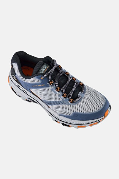 SKECHERS Men Cascade Canyon Lace Up Running Shoes, Grey