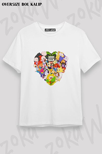 ZOKAWEAR تي شيرت مطبوع للجنسين من نوع Undertale Sans v27