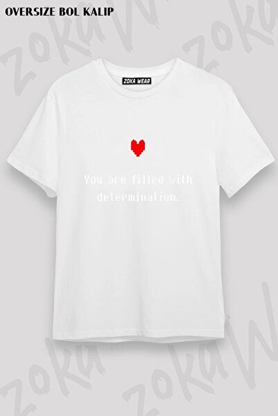 ZOKAWEAR Μπλουζάκι Unisex Loose Fit Undertale Sans v32 με στάμπα