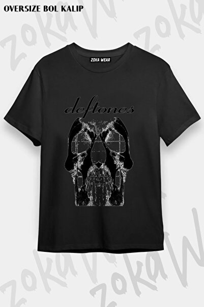 ZOKAWEAR Μπλουζάκι Unisex Loose Fit Deftones v17 με στάμπα
