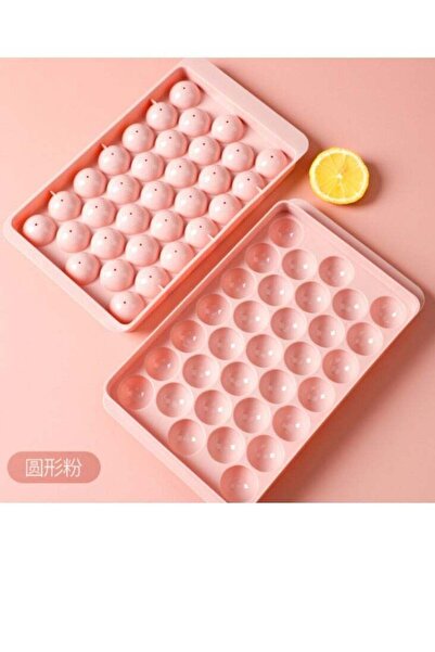 Arabest 2-Pack Ice Cube Trays,Ice Ball Maker Mold,Mini Circle Round,with Lid,...
