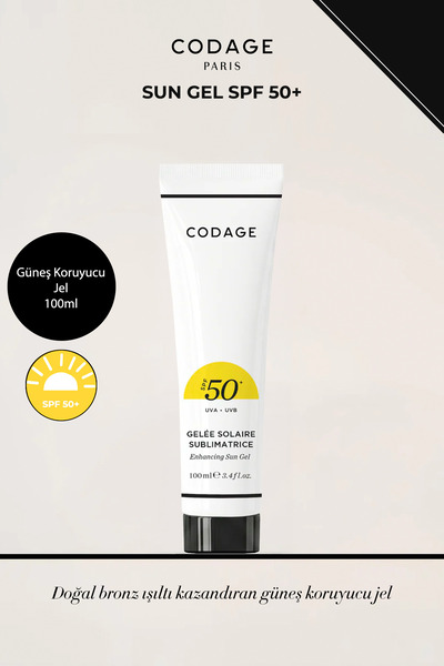 CODAGE PARIS Sun Gel SPF 50+ Güneş Koruyucu Jel 100ml