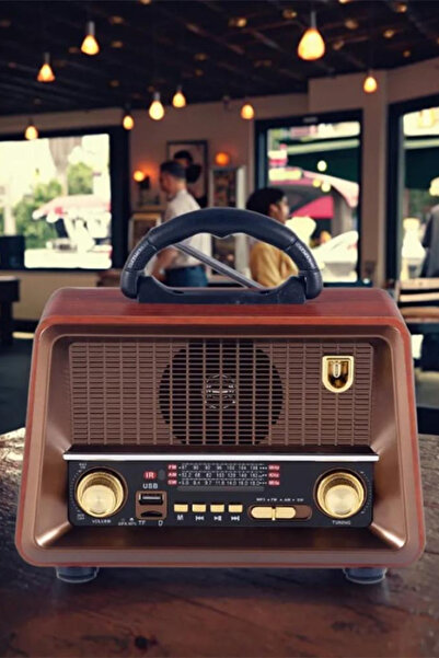 Speaker Denx Portable Radio Fm - Am - Sw- Bluetooth Portable Audio Tf Card US...