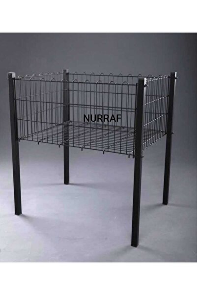 nur raf 60x80 profil ayaklı magaza sepeti çok amaçlı promosyon sepeti