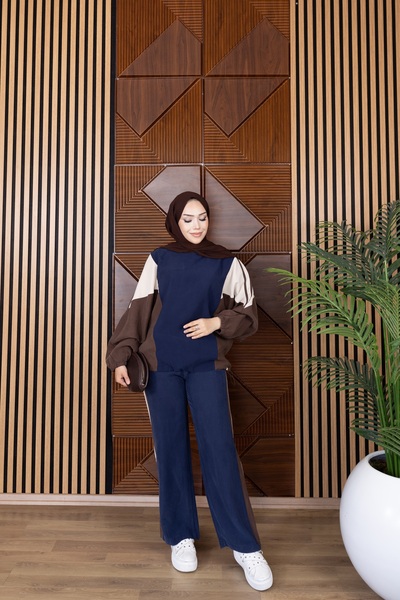 MiraMore Butik طقم مكون من قطعتين بتصميم مريح وملون