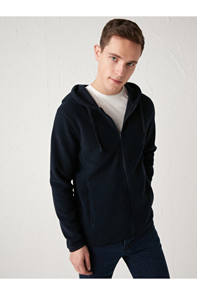 LC Waikiki Hanorac din fleece cu glugă