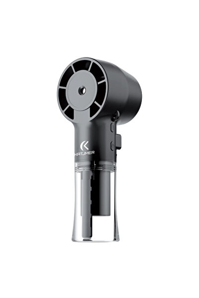KATJMER KTFN-10 Şarjlı Buhar Destekli El Fanı Mini Nemlendiricili Kişisel Ser...