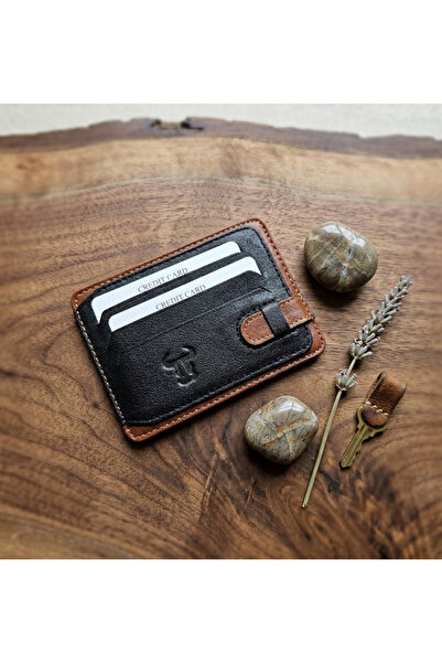 PASSTELL 100% Genuine Leather Trendy Model Credit Card Holder and Wallet