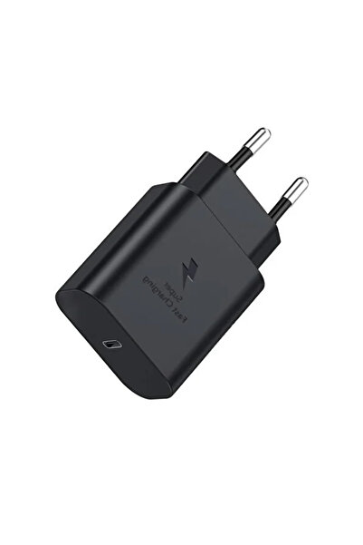 25W PD Type-C Hızlı Şarj Aleti Adaptörü - Super Fast Charging Yeni Nesil Şarj Başlığı Siyah